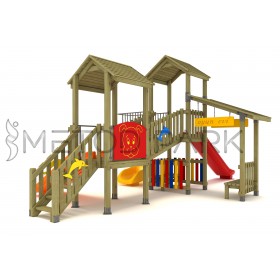 26 A Classic Wooden Playground